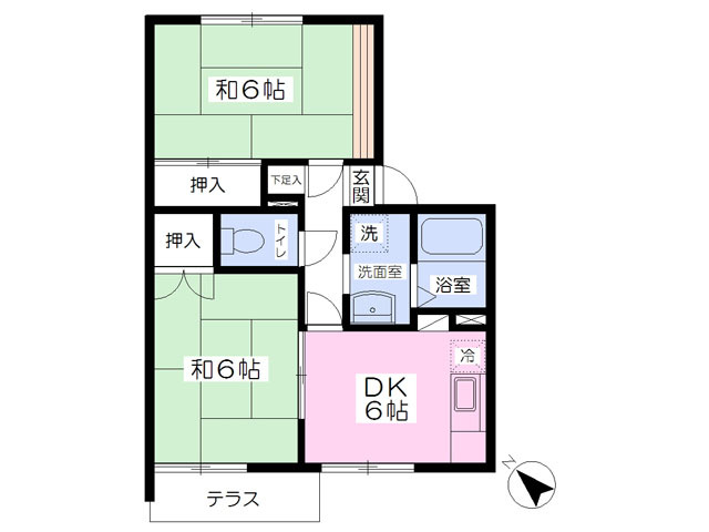 楠本ハイツ 間取り