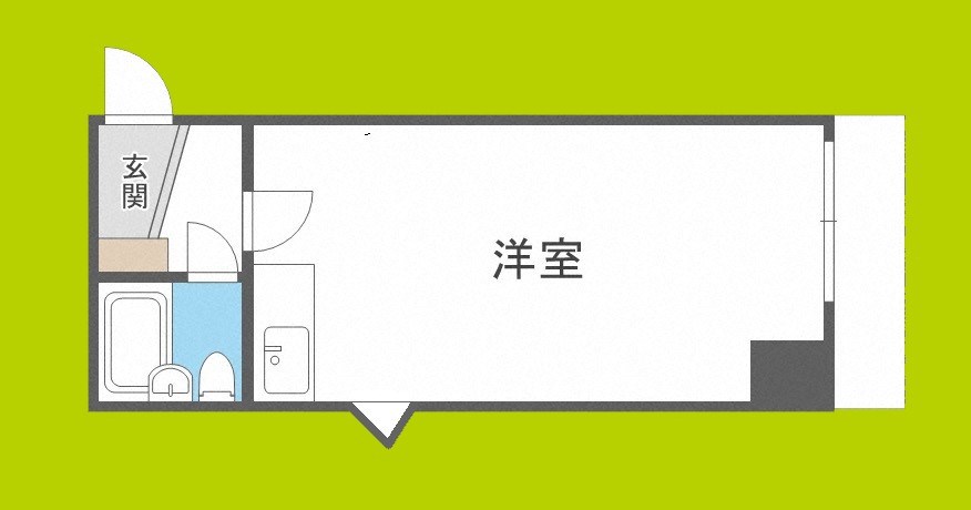 ウィークリーグリーンインなんば 間取り