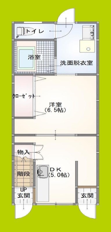 橘貸家　B棟 間取り