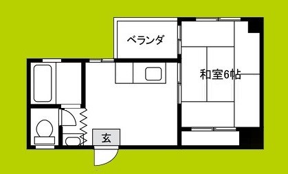 嵜本レジデンス難波南Ⅲ 間取り