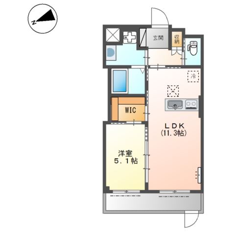 レヴォントゥレットⅠ 間取り
