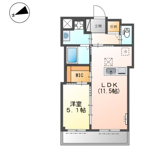 レヴォントゥレットⅠ 間取り