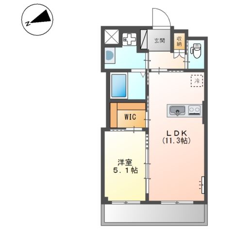 レヴォントゥレットⅠ 間取り