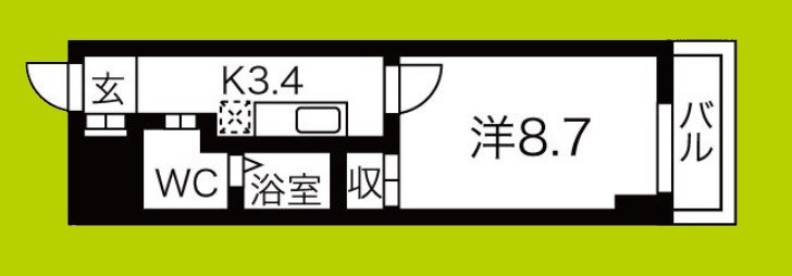 ZERO千代崎 間取り