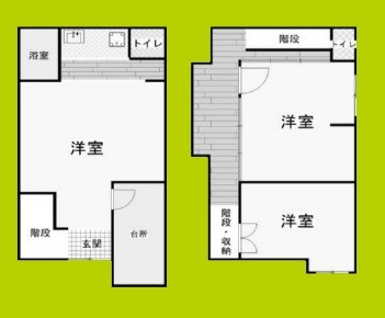 菅栄町貸家 間取り