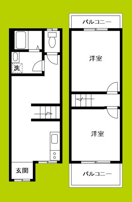 北条戸建 間取り
