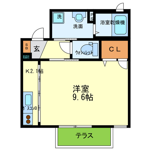 シャーメゾン城東 間取り