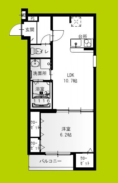 フジパレス東園田公園 間取り