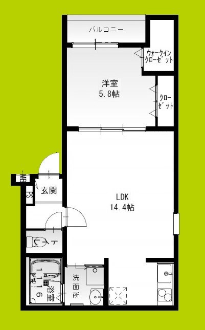 フジパレス東園田公園 間取り