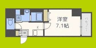 エスカーサ大阪WEST九条駅前 間取り