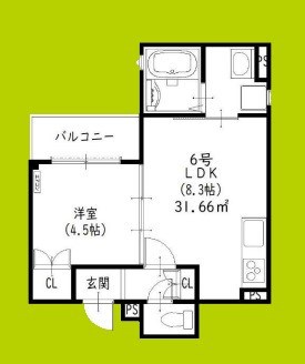 クリエオーレ北条 間取り