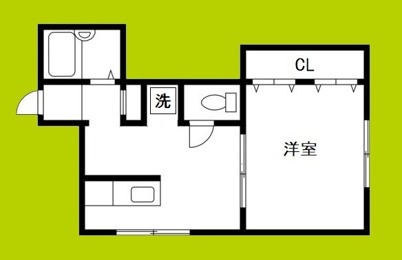 エスタバウ南堀江A棟 間取り
