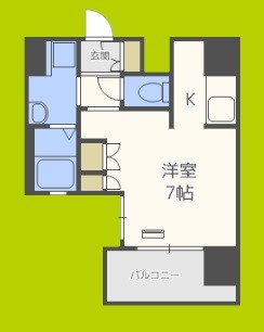 エイペックス南堀江 間取り