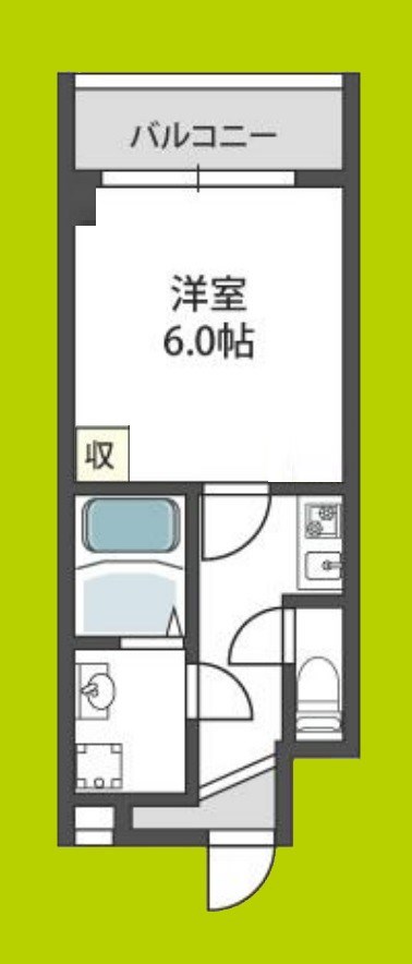 グランパシフィック恵美須西 間取り