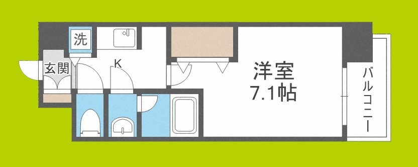 アドバンス難波南シャルム 間取り
