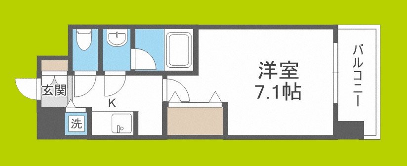 アドバンス難波南シャルム 間取り