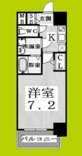 アーバンパーク難波 間取り