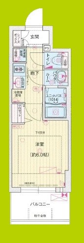 プレサンス塚本アクミリオン 間取り