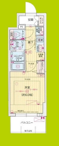 プレサンス塚本アクミリオン 間取り