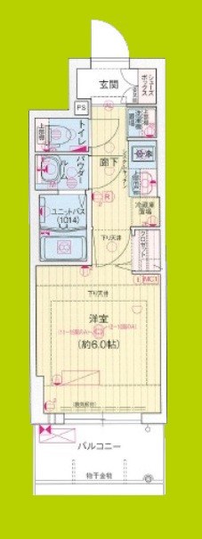 プレサンス塚本アクミリオン 間取り