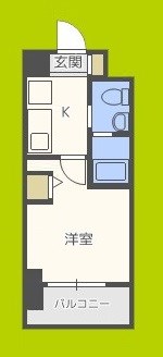 エステムコート阿波座プレミアム 間取り