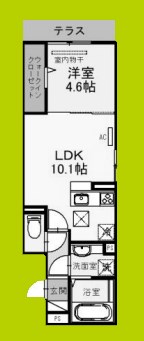 仮称Ｄ－ｒｏｏｍ花川２丁目 B棟 間取り