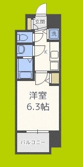 アドバンス大阪グロウス 間取り