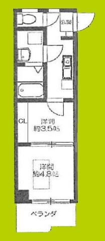 大阪ドームインながほり 間取り