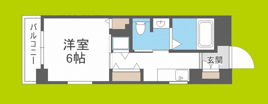 CITYSPIRE靱公園 間取り