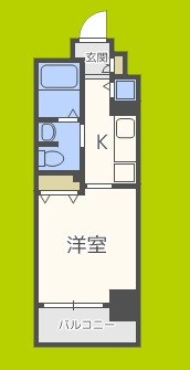 CITYSPIRE靱公園 間取り